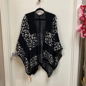 Black and white cape made by LF “Love for Fashion”